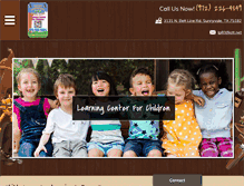 Tablet Screenshot of littleponderosachildcare.com